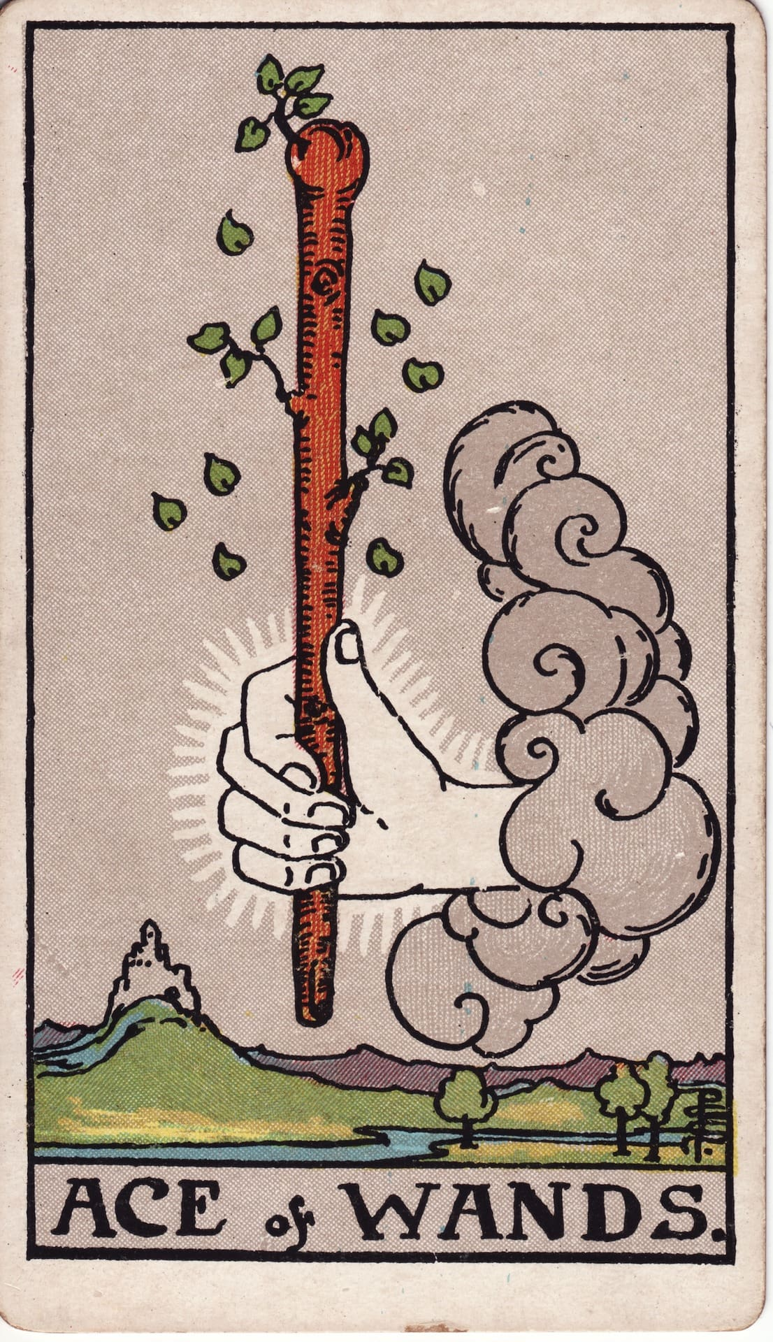 Ace of Wands card image