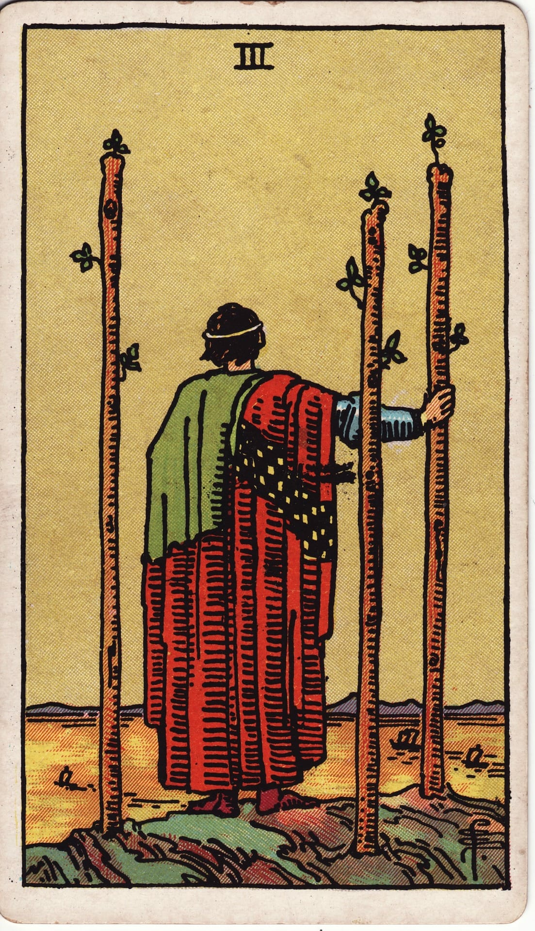 Three of Wands card image