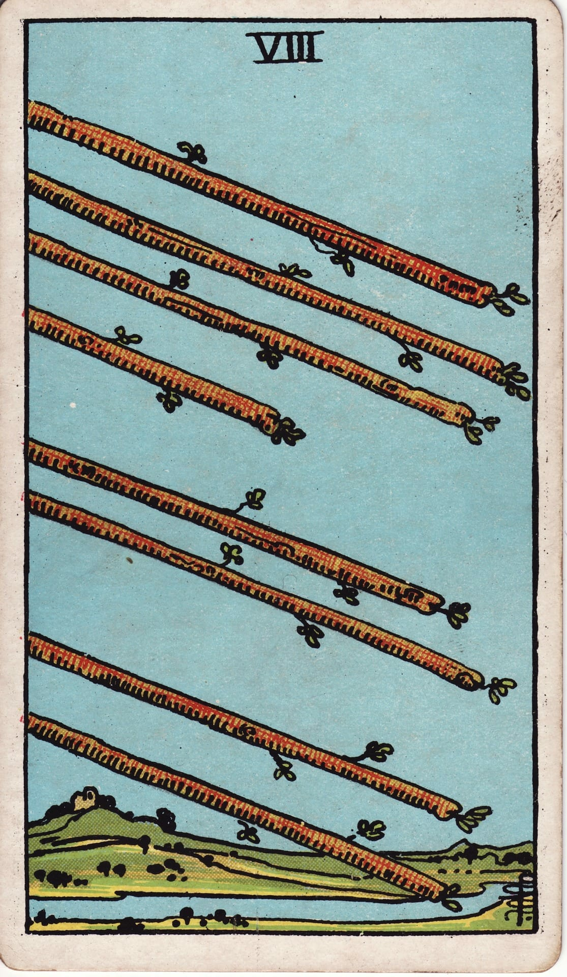 Eight of Wands card image
