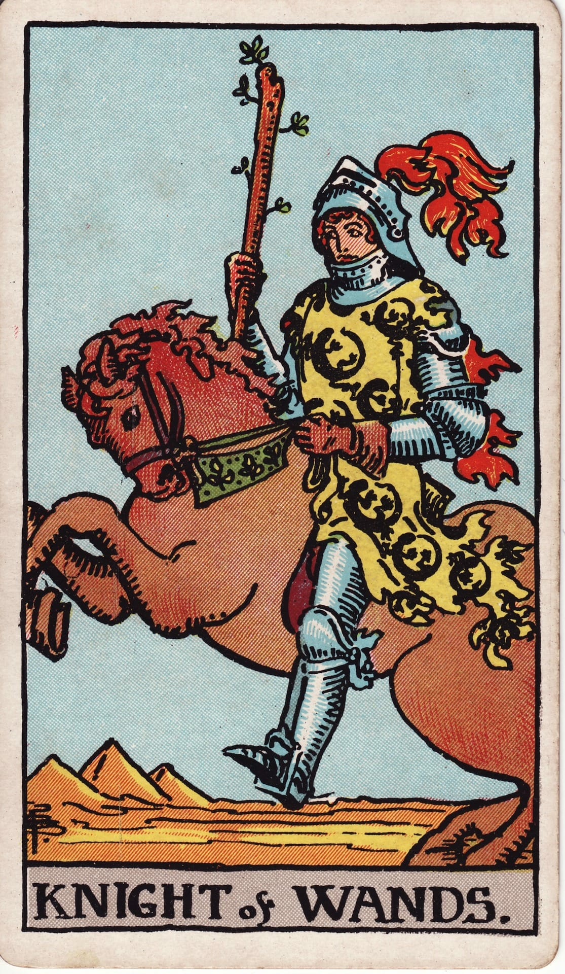 Knight of Wands card image