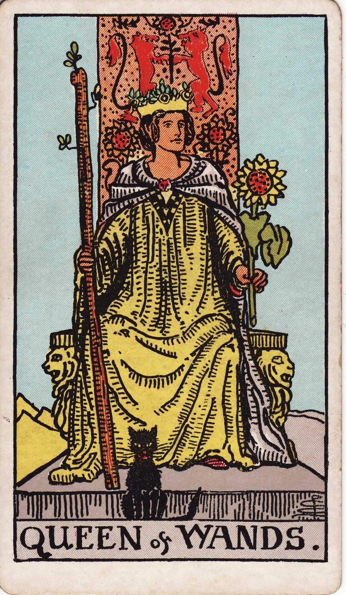 Queen of Wands card image