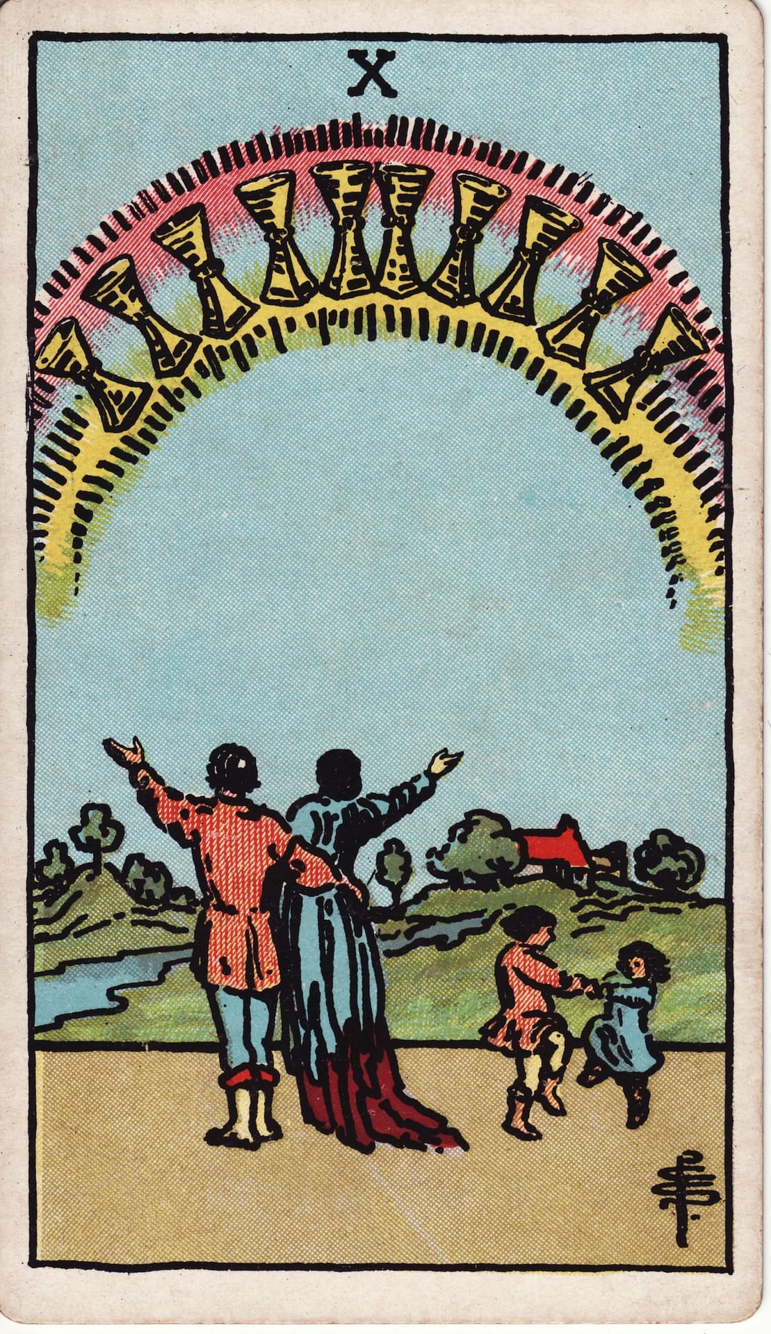 Ten of Cups card image