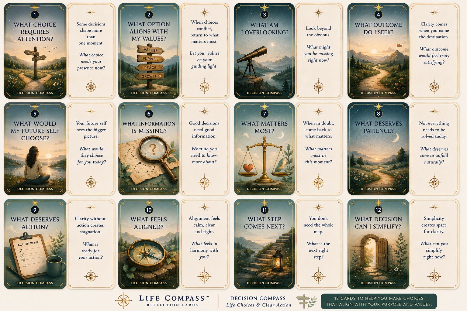 Life Compass decision illustration